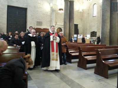 La processione verso l'altare 
